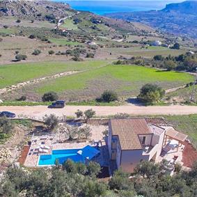 3 bedroom villa with pool, near Scopello, sleeps 6